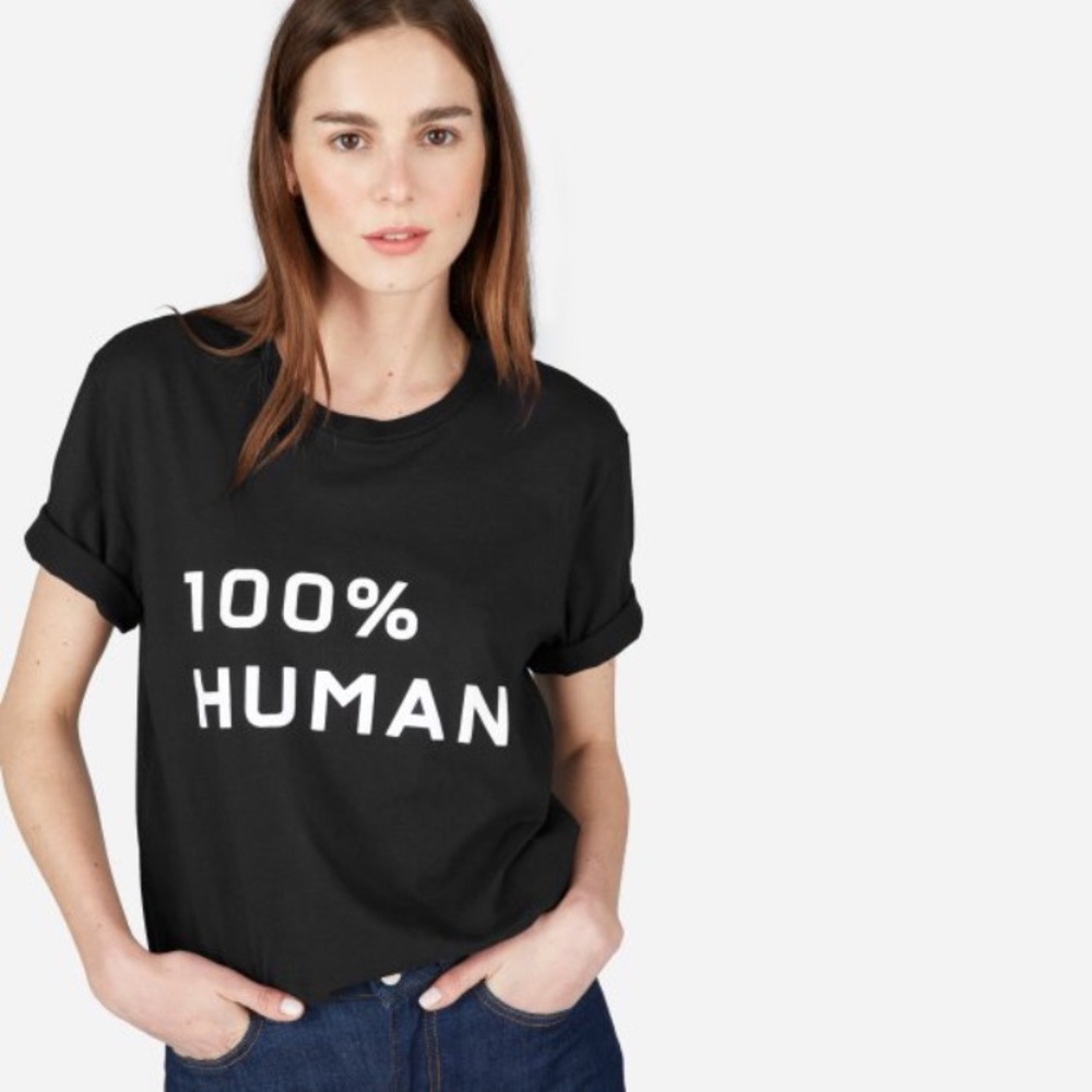 Everlane 100% Human Collection Box Cut Tee
